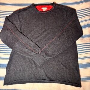 Dark gray men’s long sleeve shirt